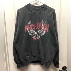 Anine Bing Revolution Eagle Sweatshirt - Medium